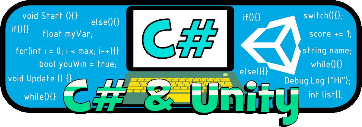 Unity Tutorial for Beginners. C Sharp in Unity. Image from Ackosmic Games