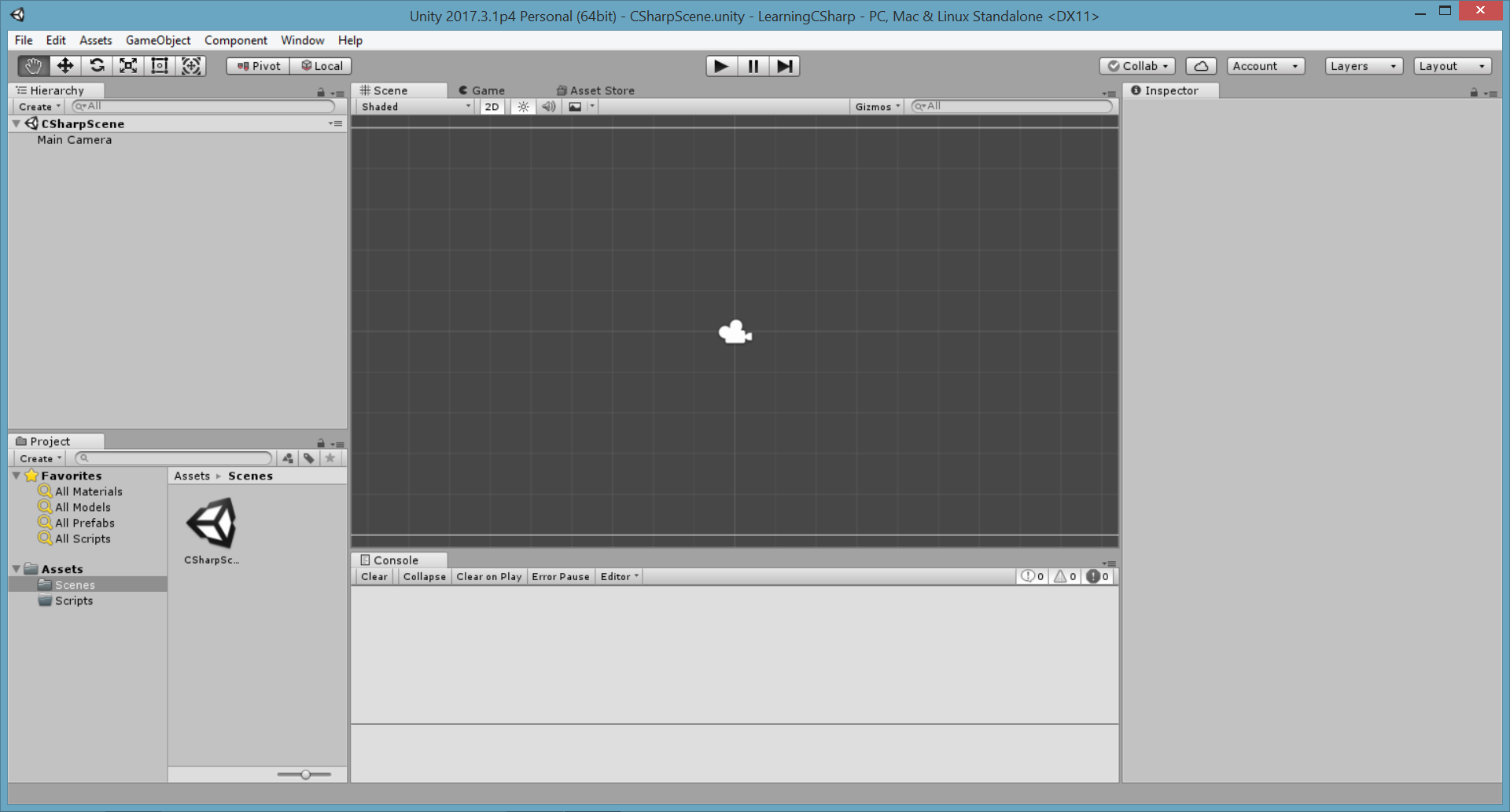 Unity Tutorial. Unity Editor Interface Image from Ackosmic Games