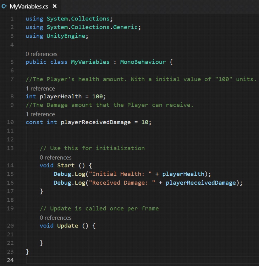 Unity Tutorial. C Sharp (C#). Unity Visual Studio Code Image from Ackosmic Games