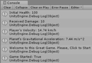 4. Variables and Data Types - ACKOSMIC Games - Great Games