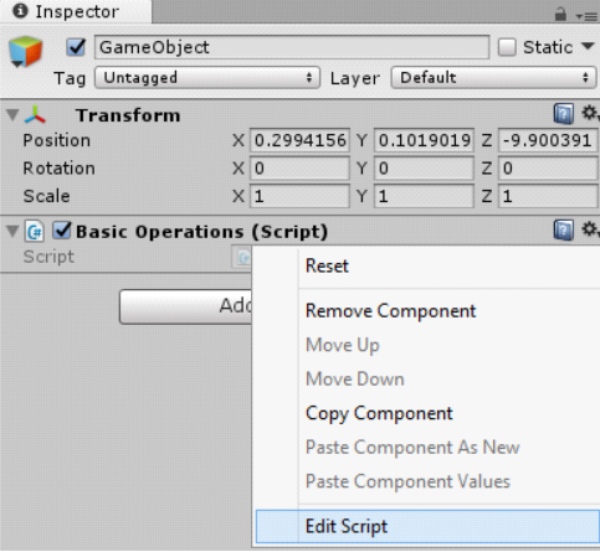 Unity Tutorial. C Sharp (C#). Unity Editor Interface Image from Ackosmic Games