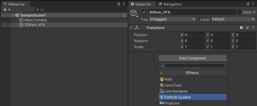 Tutorial de Unity para Principiantes. Crea tur propios efectos especiales 2D. Imagen de Ackosmic Games.