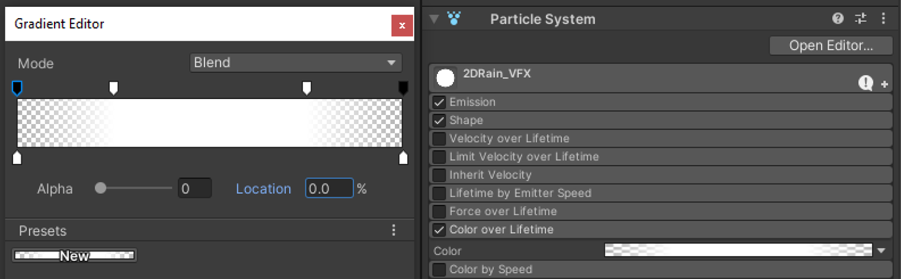 Tutorial de Unity para Principiantes. Crea tur propios efectos especiales 2D. Imagen de Ackosmic Games.